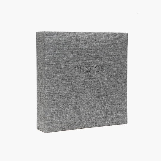 Fotóalbum szürke szövet 200 fotó, 10x15 cm