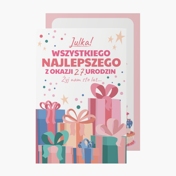 Fotókártya Boldog születésnapot, 10x15 cm