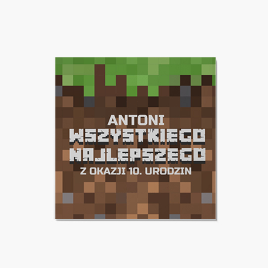 Fotókártya Neki: Pixelek, 14x14 cm