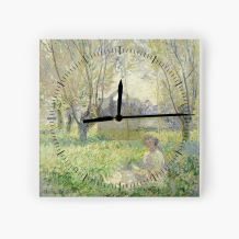 Óra, Monet - Fűzfák alatt ülő nő
