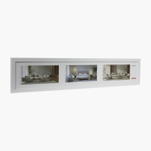 Fényképtartó keret panoráma 15x90 fehér, 15x90 cm