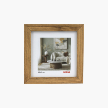 Fényképtartó keret négyzet alakú 15x15 tölgyfa, 15x15 cm