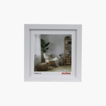 Fényképtartó keret 20x20-as négyzet alakú, fehér, 20x20 cm