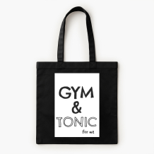 Pamut táska, 38x42, Gym&Tonic