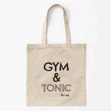 Pamut táska, 38x42, Gym&Tonic