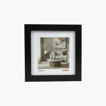 Fényképtartó keret 15x15-ös négyzet alakú fekete, 15x15 cm
