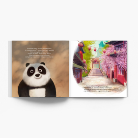 Panda kalandja (fiú verzió) Nincsenek képek fotókönyv, 20x20 cm