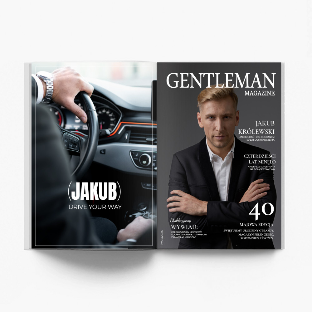 Úriember Magazin fotókönyv, 20x30 cm