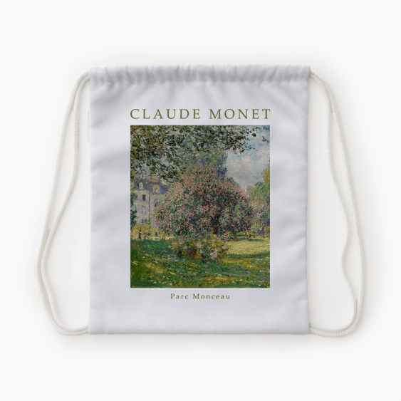 Hátizsák-zsák, 30x38, Monet "Parc Monceau"