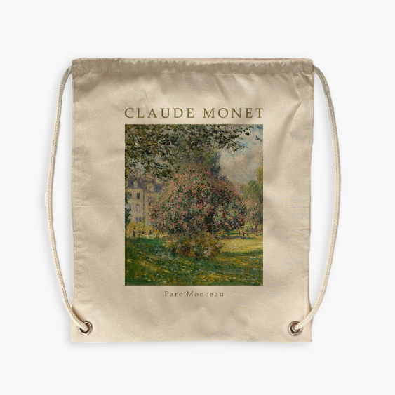 Hátizsák-zsák, 38x46, Monet "Parc Monceau"