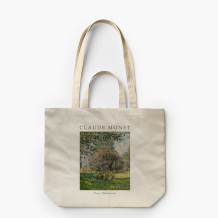 Vászontáska dupla fogantyúval, 38x42x10, Monet "Parc Monceau"