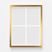 Plakát, A posztered, 4 elemből, arany keretben, 21x30