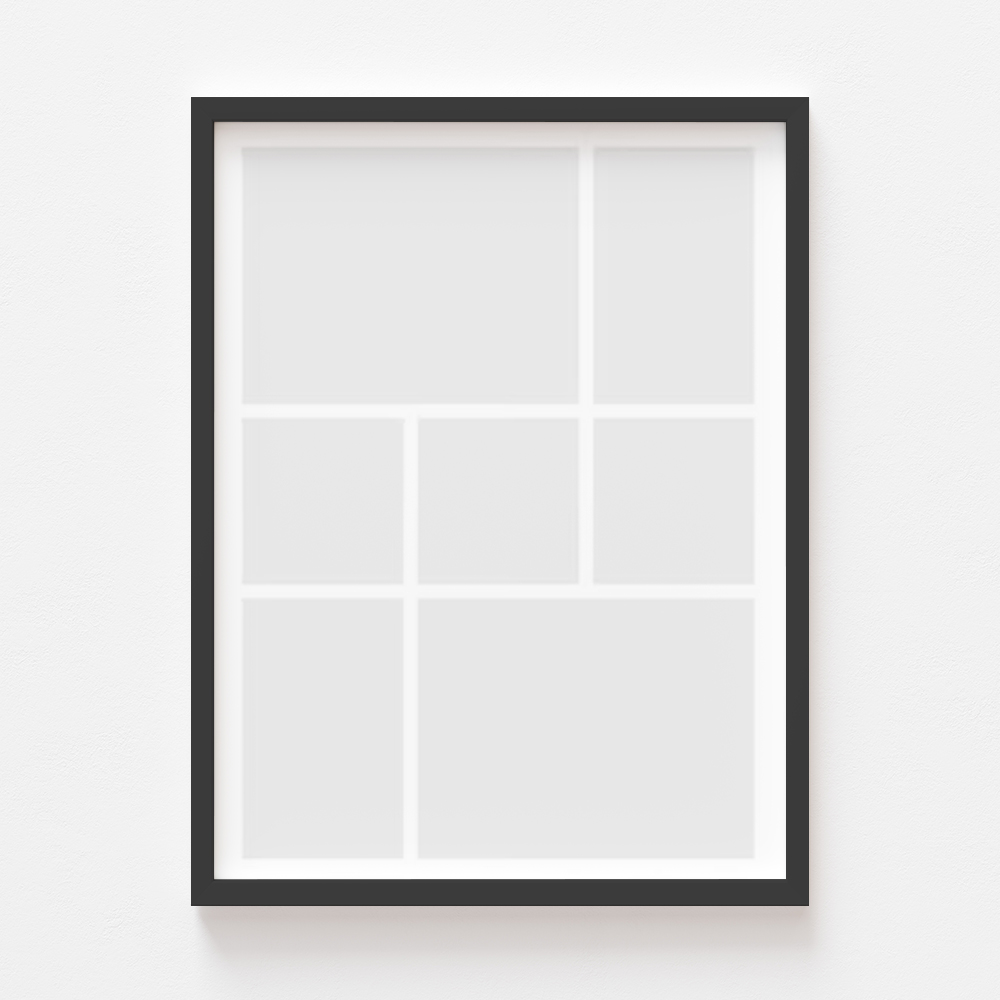 Plakát, A posztered, 7 elem fekete kerettel, 21x30