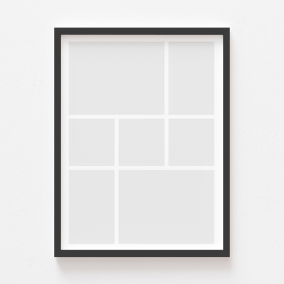Plakát, A posztered, 7 elem fekete kerettel, 21x30