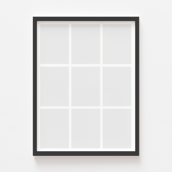 Plakát, A posztered, 9 darab, fekete kerettel, 21x30