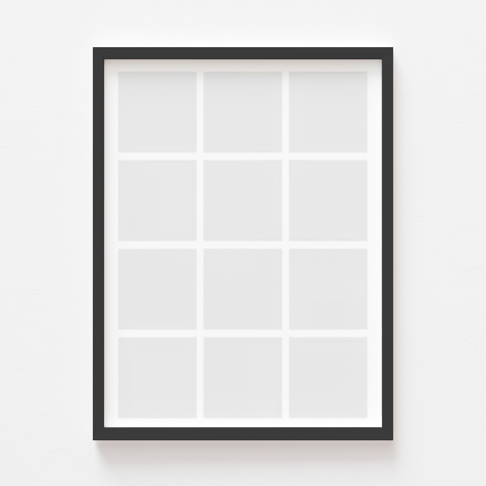 Plakát, A posztered, 12 darab, fekete kerettel, 21x30