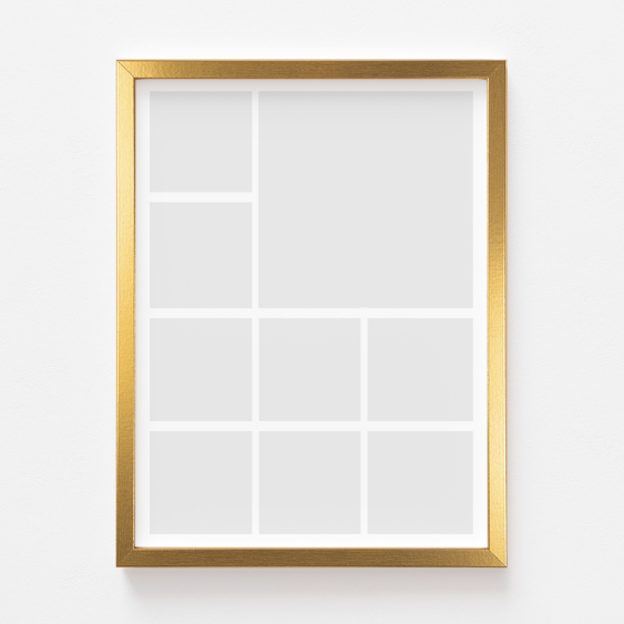 Plakát, A posztered, 9 elemből, arany keretben, 21x30