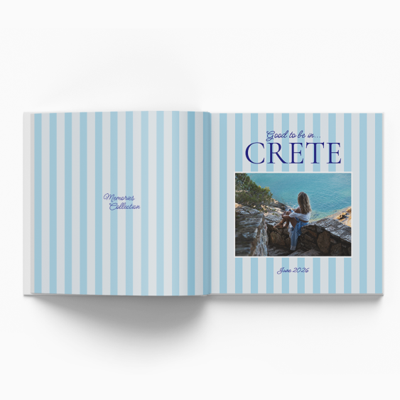 Crete memories fotókönyv, 30x30 cm