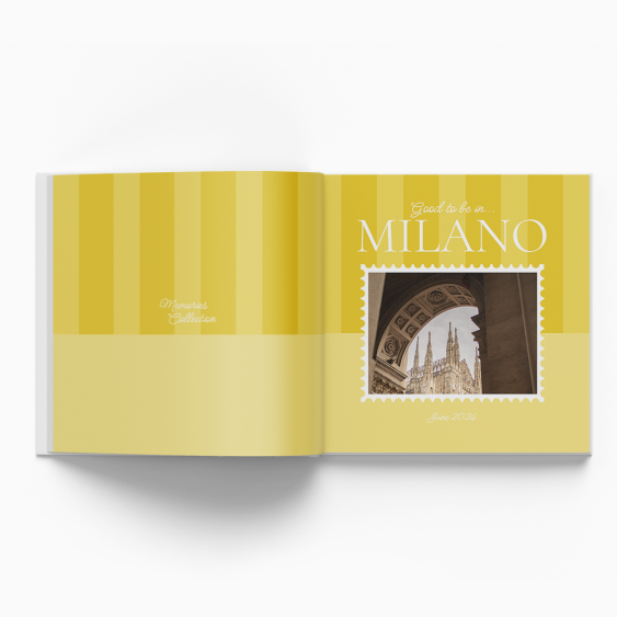 Milano memories fotókönyv, 30x30 cm