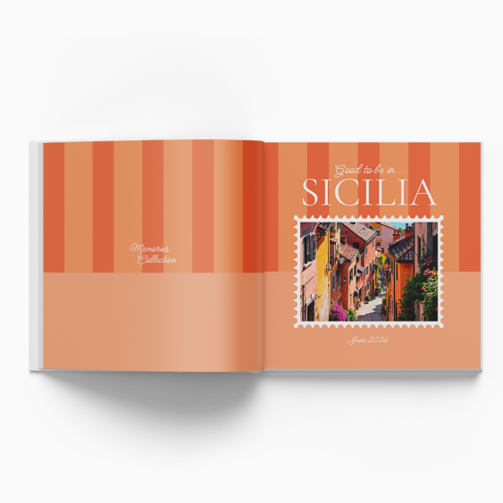 Sicilia memories fotókönyv, 20x20 cm