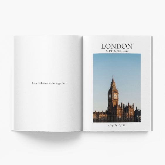 London fotókönyv, 20x30 cm