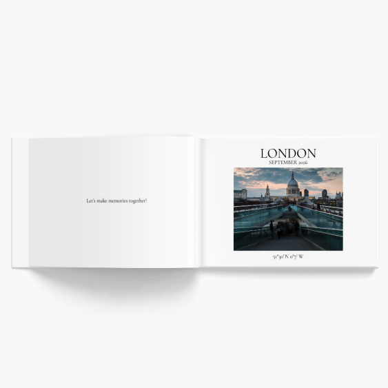 London fotókönyv, 30x20 cm
