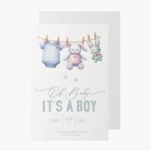 Meghívás, Babyshower boy