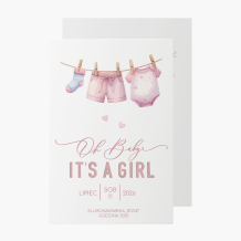 Meghívás, Babyshower girl
