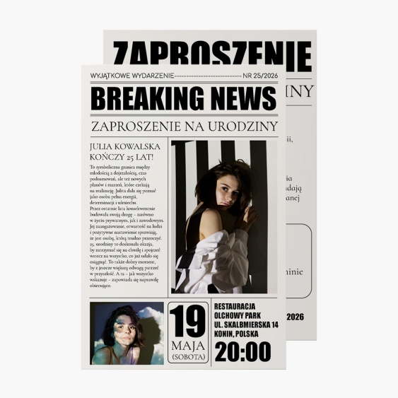 Meghívás, Newspaper