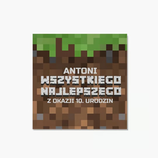 Fotókártya Neki: Pixelek, 14x14 cm