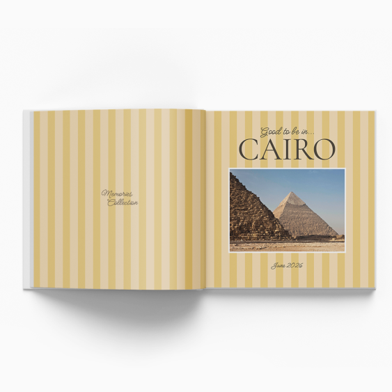 Cairo Memories fotókönyv, 20x20 cm