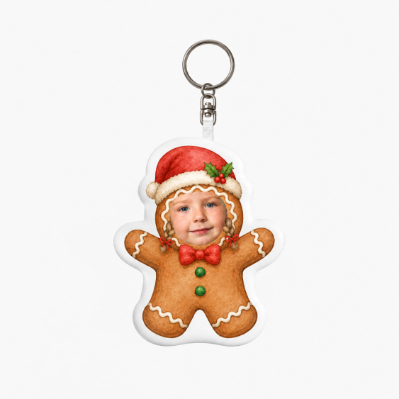 Plüss kulcstartó Mézeskalács, 10 cm