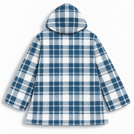 Takaró pulóver Blue checker